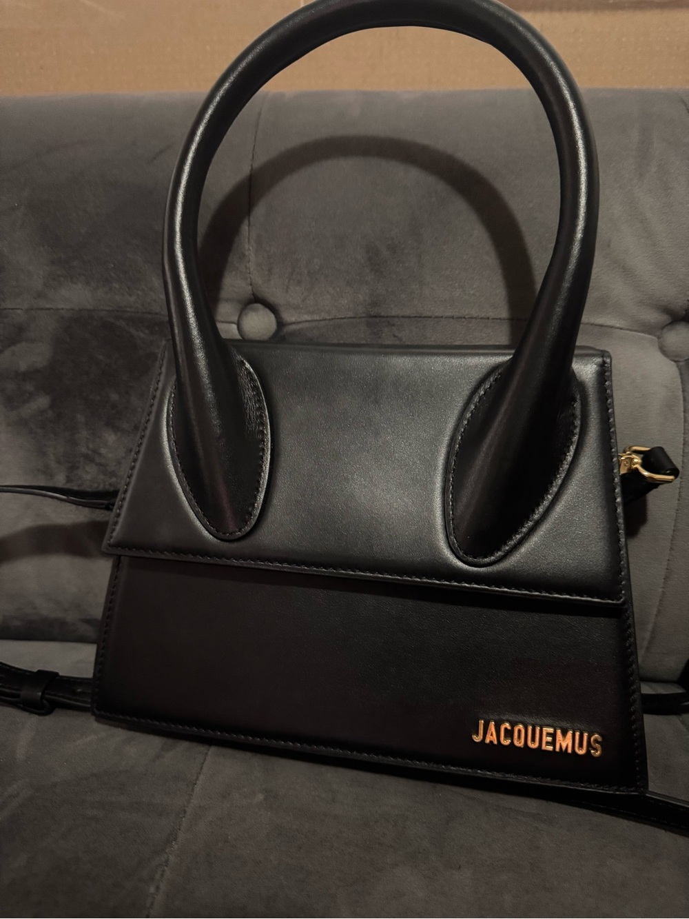 Jacquemuse Le Grand Chiquito tote bag large black - Picture 2 of 7